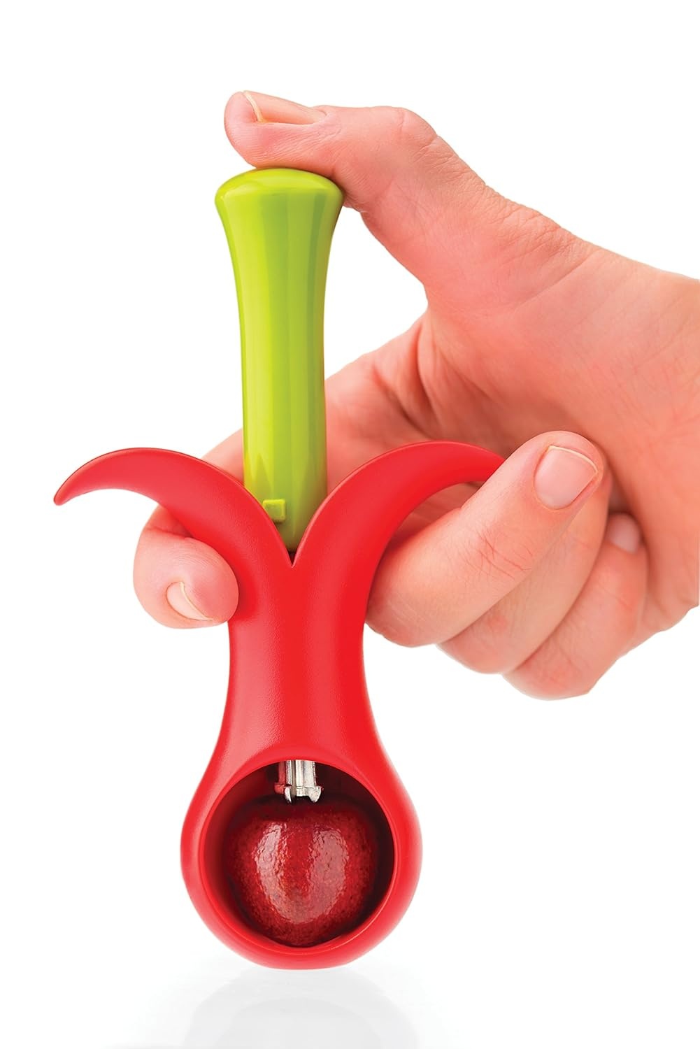 image:imageJoie Blossom Cherry Pitter Remove Pits with Precision and Ease Comfortable Grip and Press Tool Efficient Kitchen Gadget BPAFree