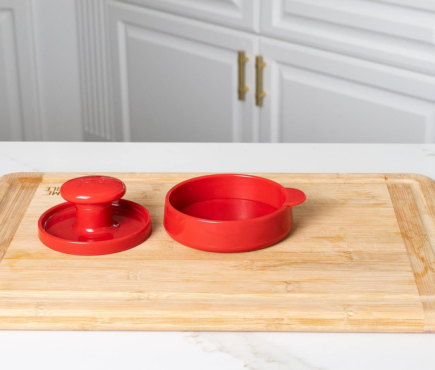 image:imageJoie Burger Press and Patty Maker LFGB Approved and BPA Free One Size RedOne Size