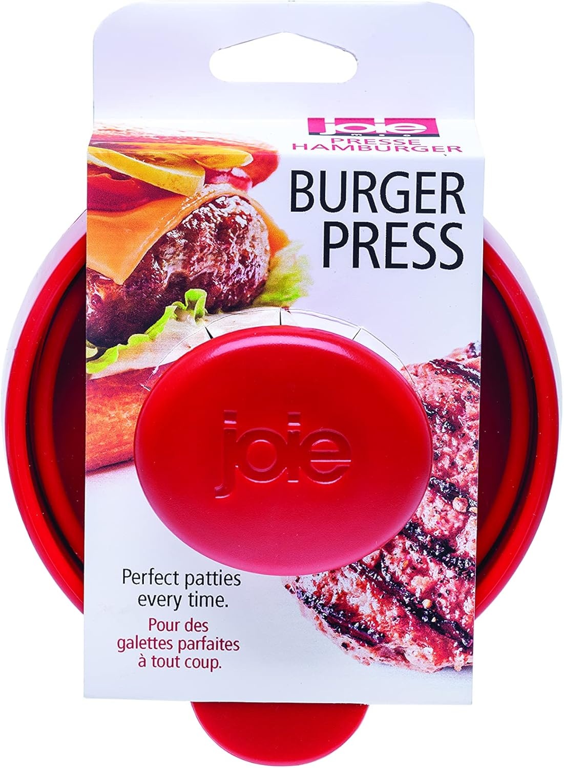 image:imageJoie Burger Press and Patty Maker LFGB Approved and BPA Free One Size RedOne Size
