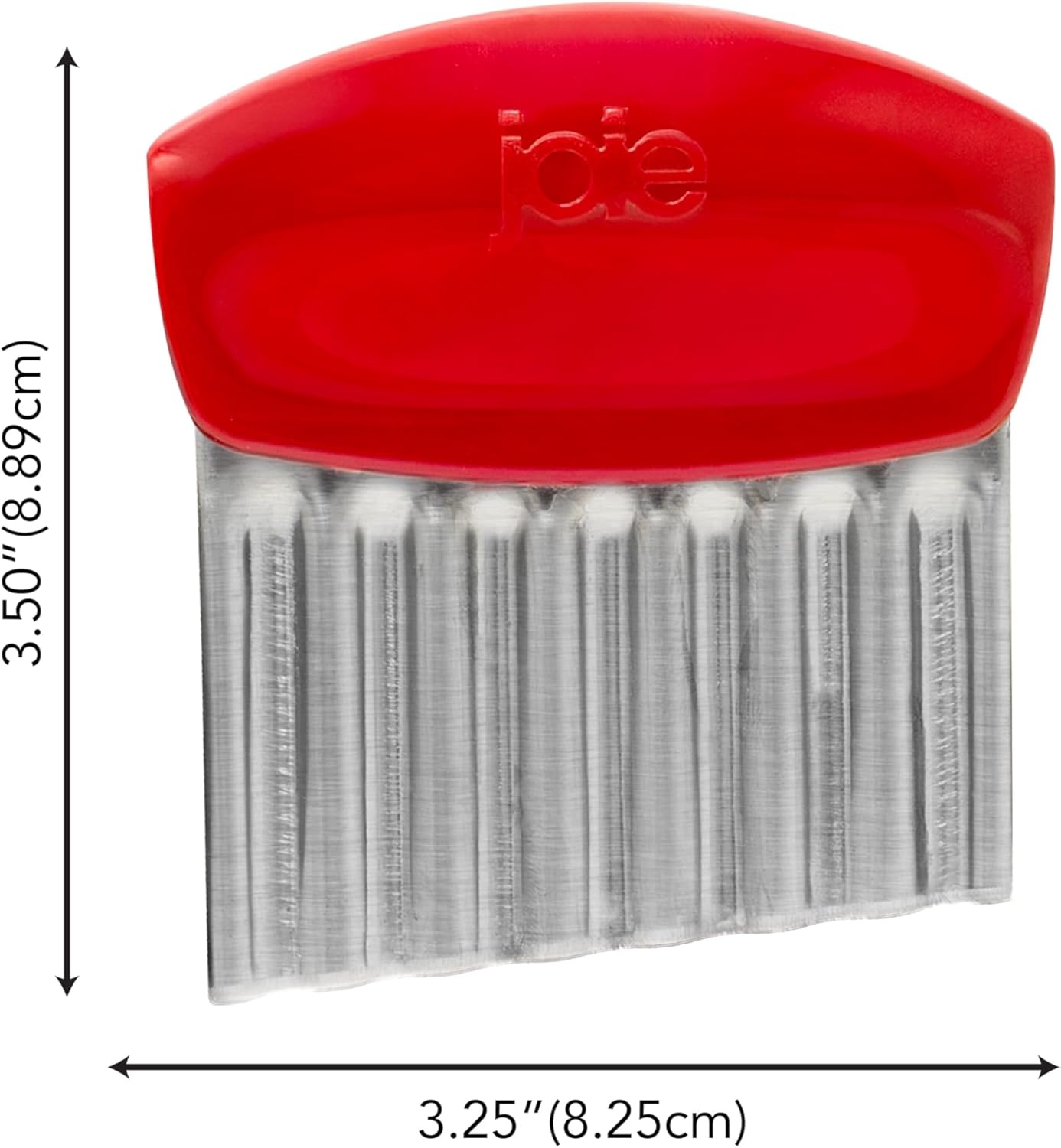 image:imageJoie Crinkle Cutter Kitchen Knife for Vegetables Stainless Steel Blade Colors May Vary 1 CountV1