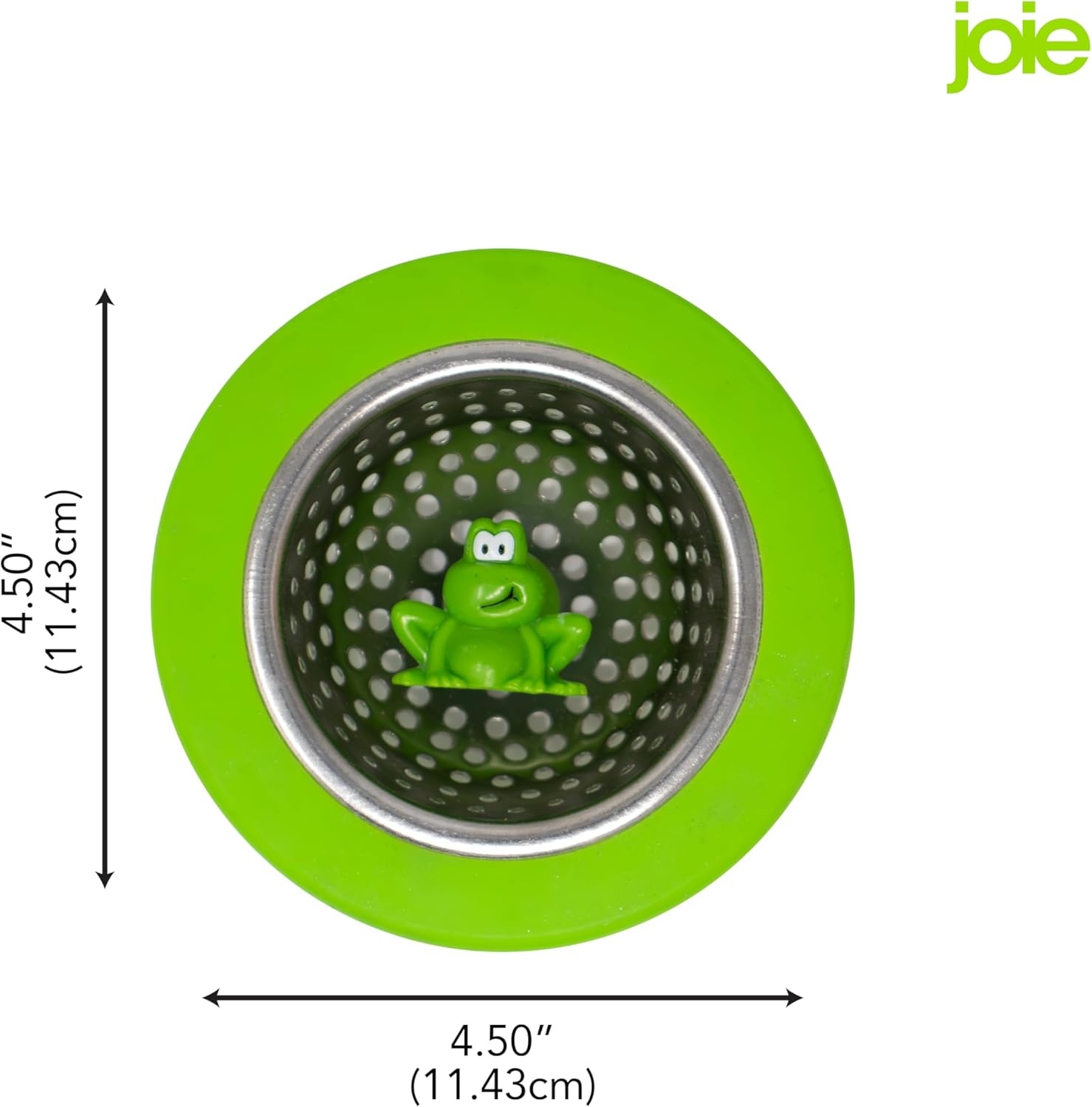 image:imageJoie Doodle Doo Kitchen Sink Strainer Basket Fits All Standard Sinks Stainless Steel Cute Garbage Disposal Drain Cover 45Inch Red RoosterFrog 45