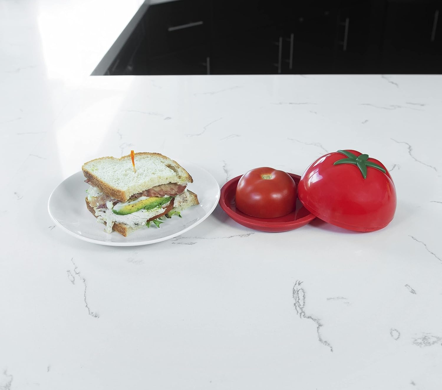 image:imageJoie Fresh Pod Avocado Storage Container with Clear SnapOn Lid Keeps Leftover Half Flavorful and Firm in Fridge Reusable Kitchen Gadget BPA Free Dishwasher SafeTomato Saver Pod
