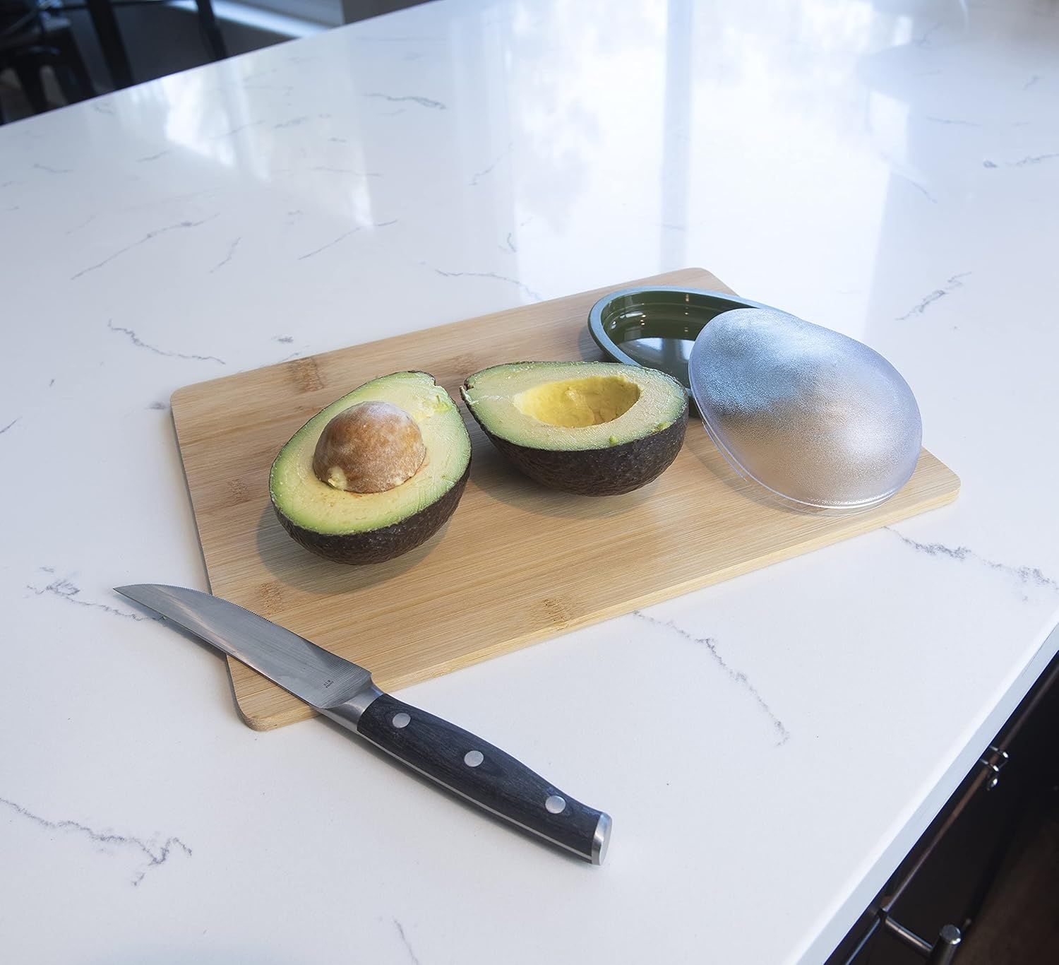 image:imageJoie Fresh Pod Avocado Storage Container with Clear SnapOn Lid Keeps Leftover Half Flavorful and Firm in Fridge Reusable Kitchen Gadget BPA Free Dishwasher SafeAvocado Saver Pod