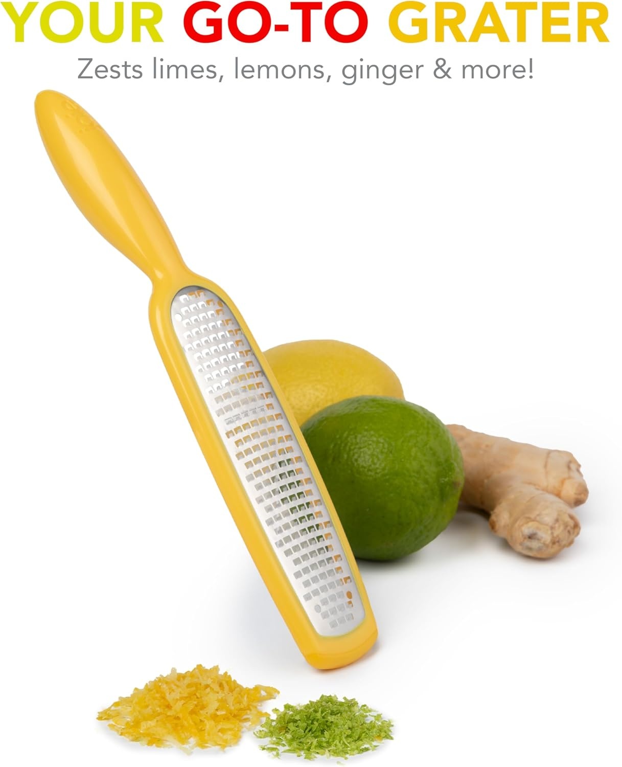 image:imageJoie Hand Grater Compact Shredder with Ergonomic Handle Ideal for Cheese and Vegetables Stainless Steel Great Gift for Home Chefs Colors May VaryNarrow Handheld Grater