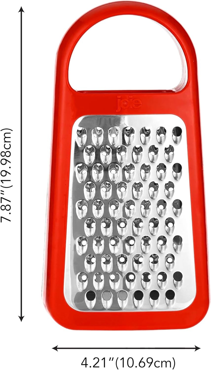 image:imageJoie Hand Grater Compact Shredder with Ergonomic Handle Ideal for Cheese and Vegetables Stainless Steel Great Gift for Home Chefs Colors May VaryTower Grater