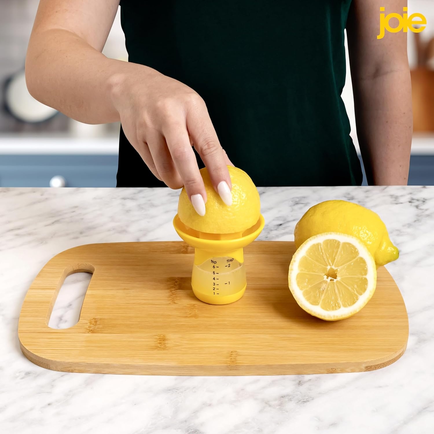 image:imageJoie Kitchen Gadgets Joie Squeeze and Pour Juicer Reamer 10tsp YellowLemon Juicer