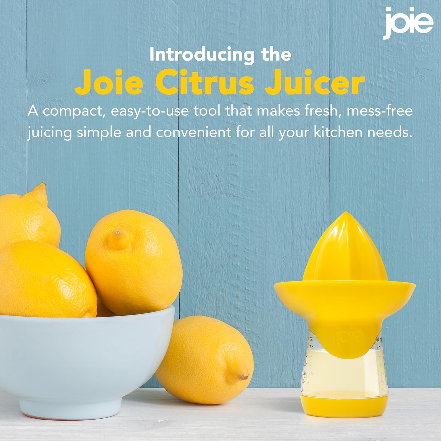 image:imageJoie Kitchen Gadgets Joie Squeeze and Pour Juicer Reamer 10tsp YellowLemon Juicer