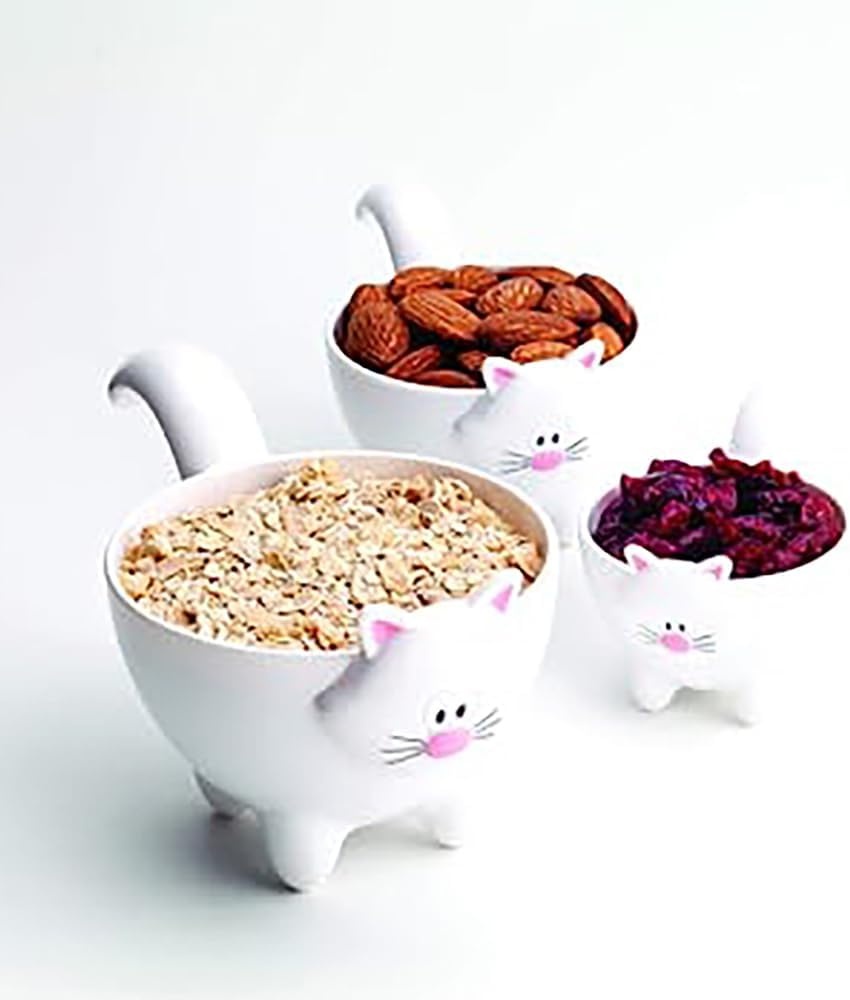 image:imageJoie Meow Cat Stackable Kitchen Measuring Cups Set Colors May VarySingle