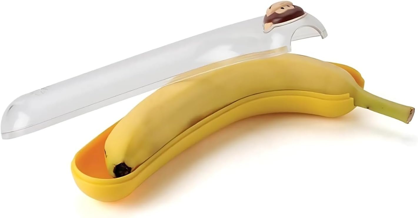 image:imageJoie Monkey Banana Pod Storage Container Durable Holder for Kids Lunch Boxes and Backpacks Keeps Food Fresh and Safe OntheGo Cute Kitchen Gadget BPA Free Dishwasher Safe