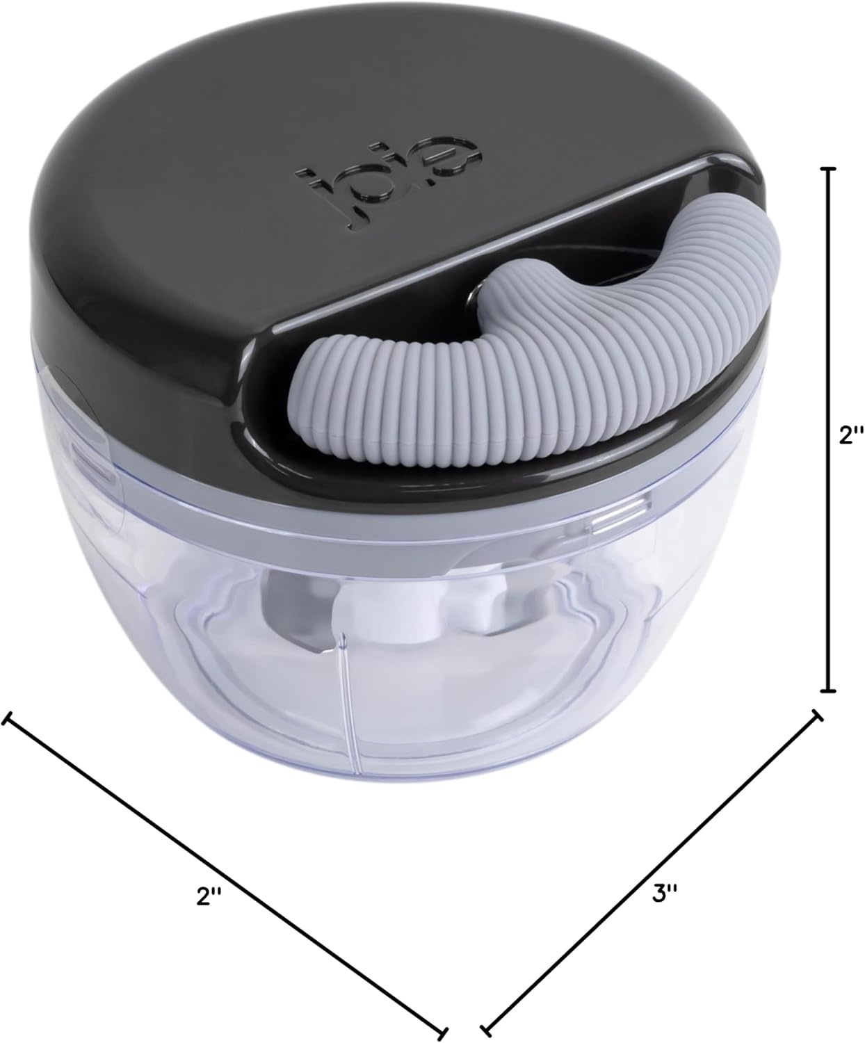 image:imageJoie Pull String Chopper Stainless Steel Black 1 CountPull String Chopper