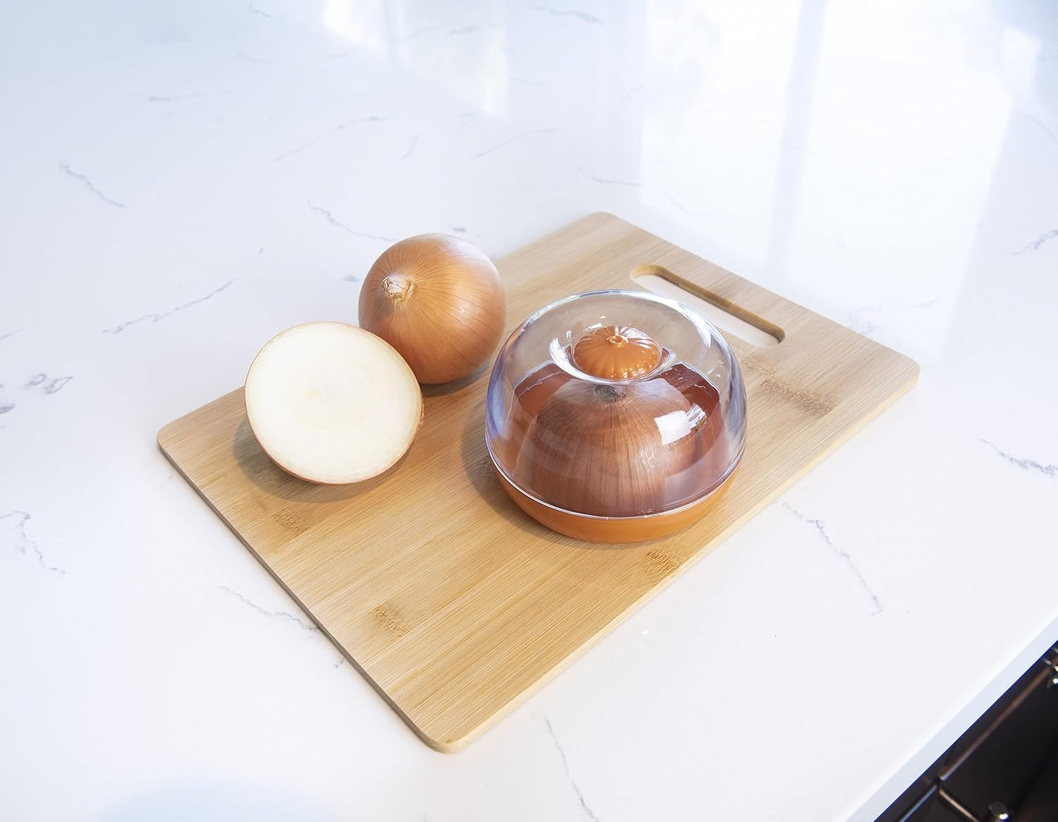 image:imageMSC International Joie Fresh Flip Saver Food Storage Pod for Onion Keep Fruits amp Vegetables Fresher Longer