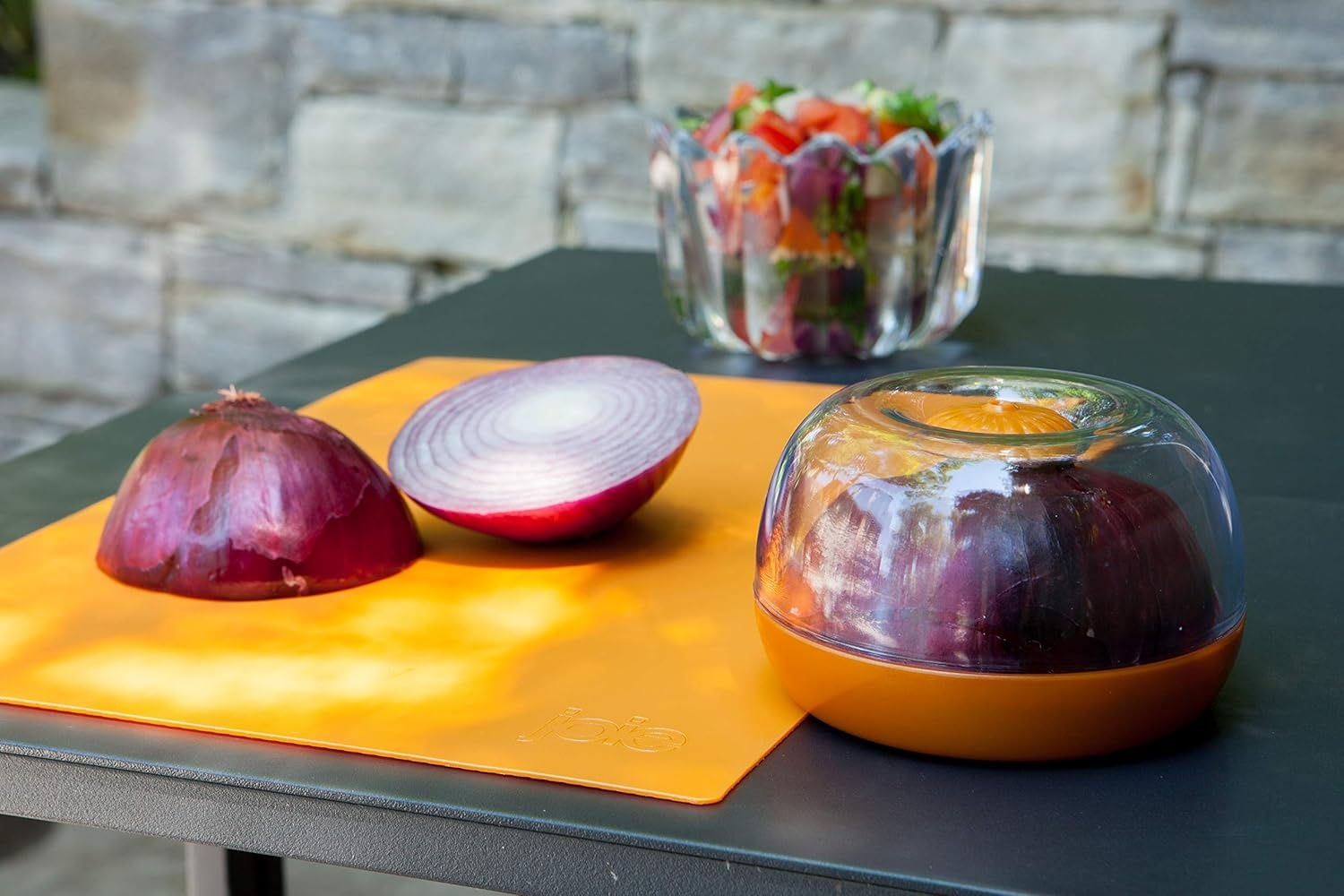 image:imageMSC International Joie Fresh Flip Saver Food Storage Pod for Onion Keep Fruits amp Vegetables Fresher Longer