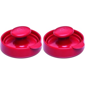 image:imageJoie Burger Press and Patty Maker LFGB Approved and BPA Free One Size RedOne Size Pack of 2