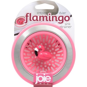 image:imageJoie Doodle Doo Kitchen Sink Strainer Basket Fits All Standard Sinks Stainless Steel Cute Garbage Disposal Drain Cover 45Inch Red RoosterFlamingo  45