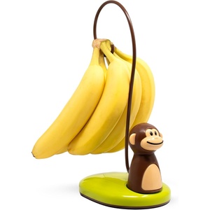 image:imageJoie Monkey Banana Tree Holder Countertop Fruit Hanger with Secure Hook Bananas Ripen Evenly and Last Longer Cute Kitchen GadgetMonkey Banana Tree