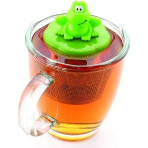 image:imageJoie Ribbit Floating Tea Cup Infuser Steep and Strain Loose Leaf Tea Securely Floats on Water in Mug Cute Frog Design Stainless Steel BPAFreeFrog