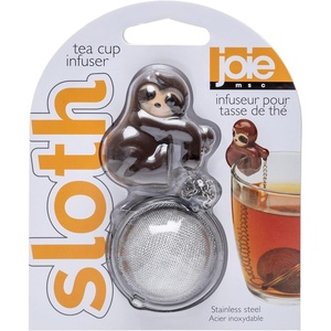 image:imageJoie Sloth Tea Ball Infuser Steep and Strain Loose Leaf Tea Securely Sits on Side of Mug Cute Sloth Design Stainless Steel BPAFree