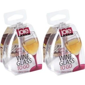 image:imageJoie Wine Glass To Go Portable Wine Glass Detachable Stem BPAfree135 Ounces Pack of 2