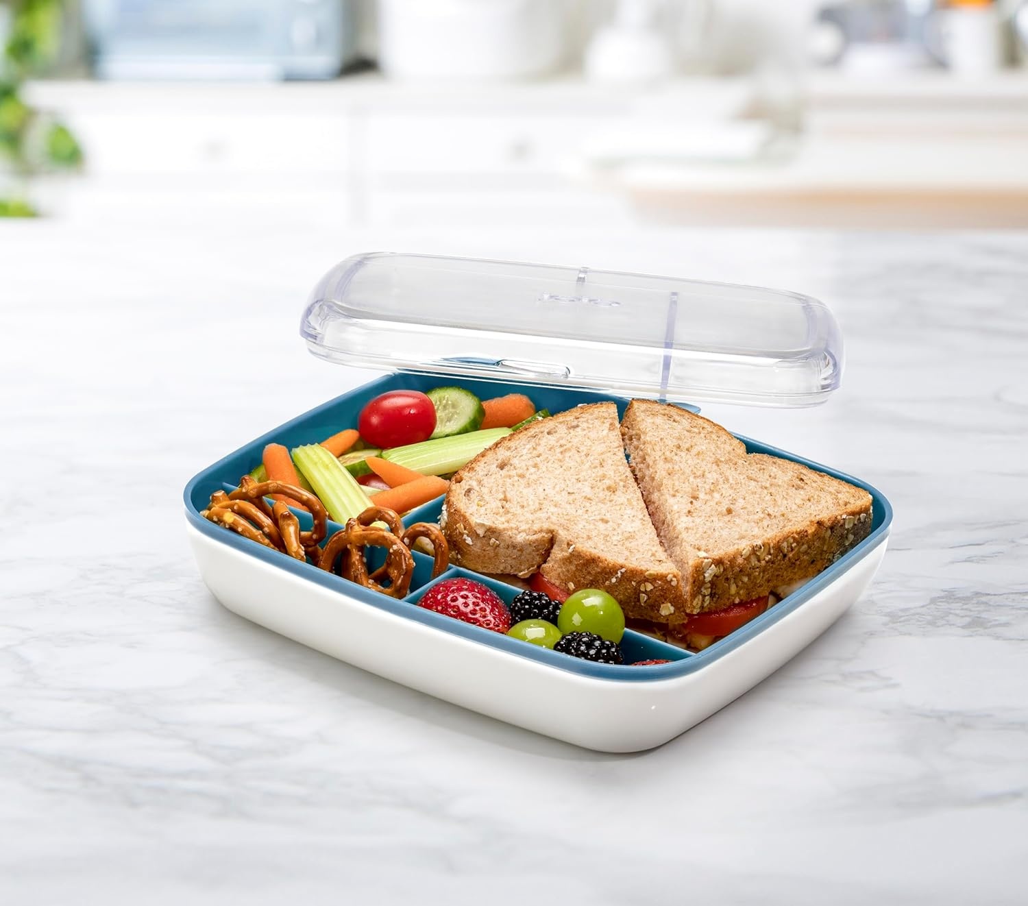 image:imageJoie Clear Bento Box Lunch Storage Easy Meal on the GoGreen