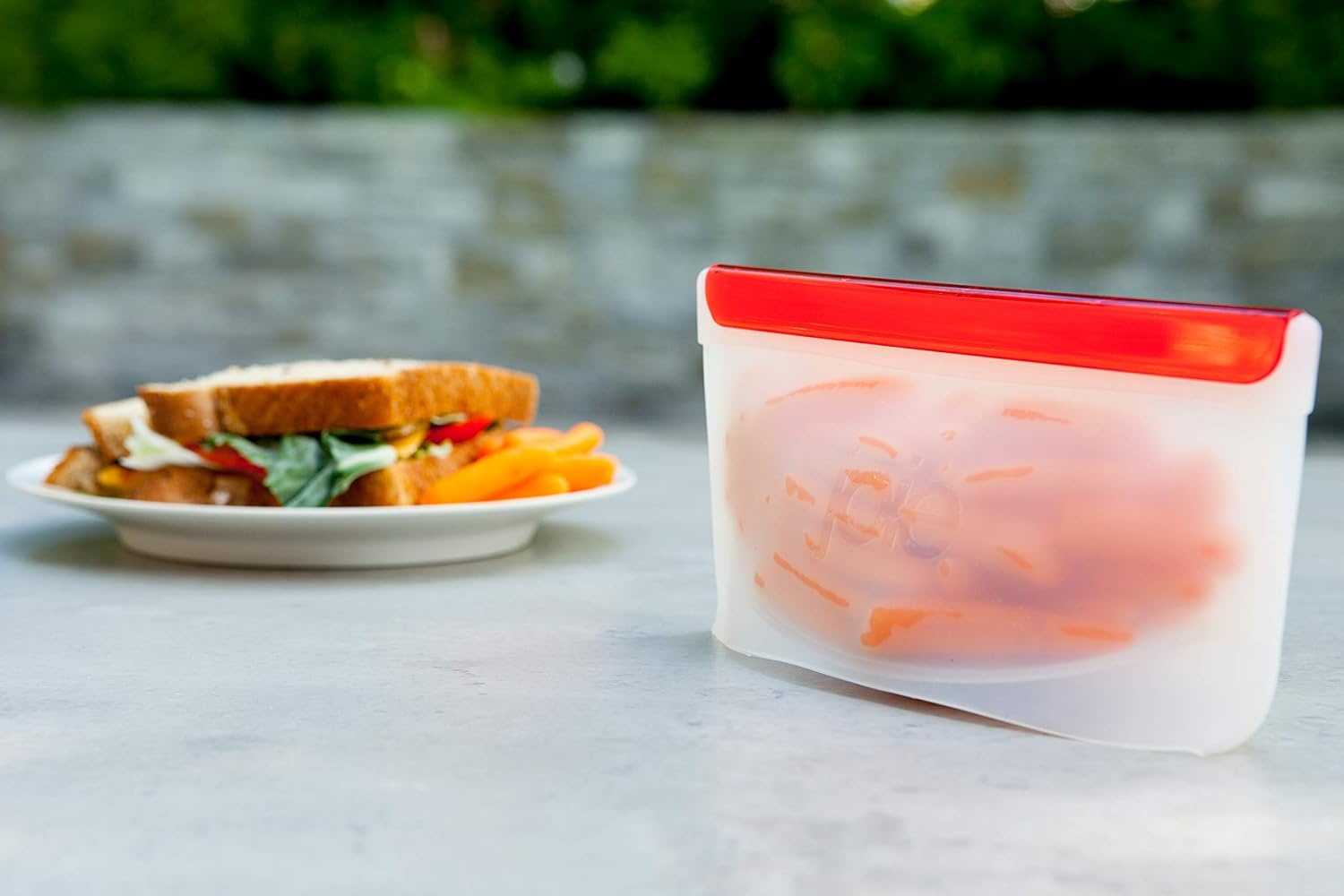 image:imageJoie Reusable Food Storage Bags Reusable Bags for Snacks Sandwiches Vegetables and More Ziptop Containers for Sustainable Living BPA Free 875 x 7 6 Bags