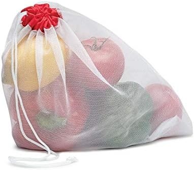 image:imageJoie Reusable Produce Bags 5pc Set Sustainable Nylon Mesh Machine Washable EcoFriendly 55 x 6 inches