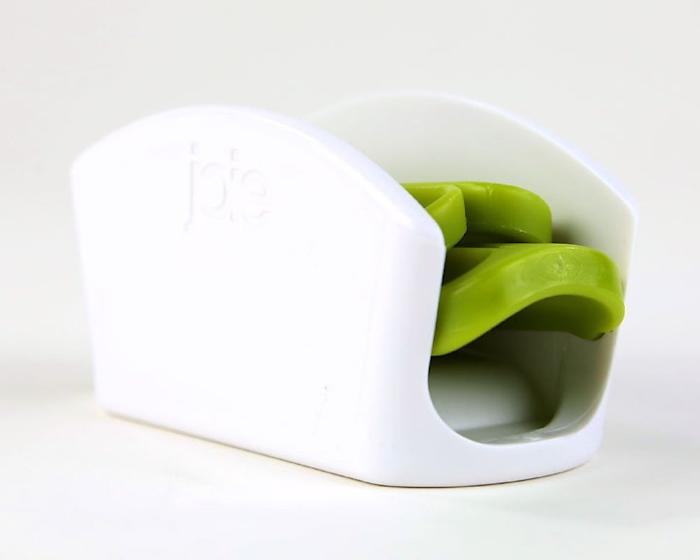 image:imageJoie Small Bagel Slicer English Muffin Cutter Knife Guides Easily Fold for Compact Storage Handy Kitchen Gadget for Breakfast and Lunch Sandwiches BPAFree Dishwasher Safe