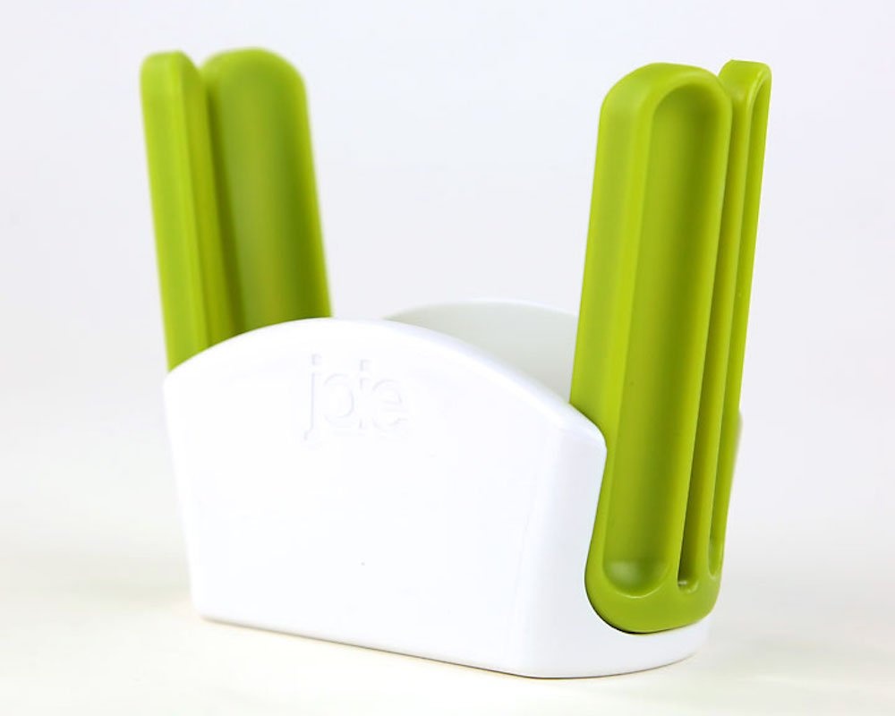 image:imageJoie Small Bagel Slicer English Muffin Cutter Knife Guides Easily Fold for Compact Storage Handy Kitchen Gadget for Breakfast and Lunch Sandwiches BPAFree Dishwasher Safe
