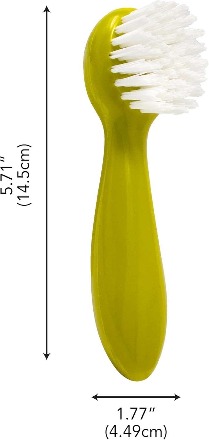 image:imageJoie Potato Scrub Brush Ergonomic Easy Grip Handle Ideal for Cleaning Vegetables and Fruits Small and Compact Handy Kitchen Gadget BPAFree Dishwasher Safe GreenPotato Brush