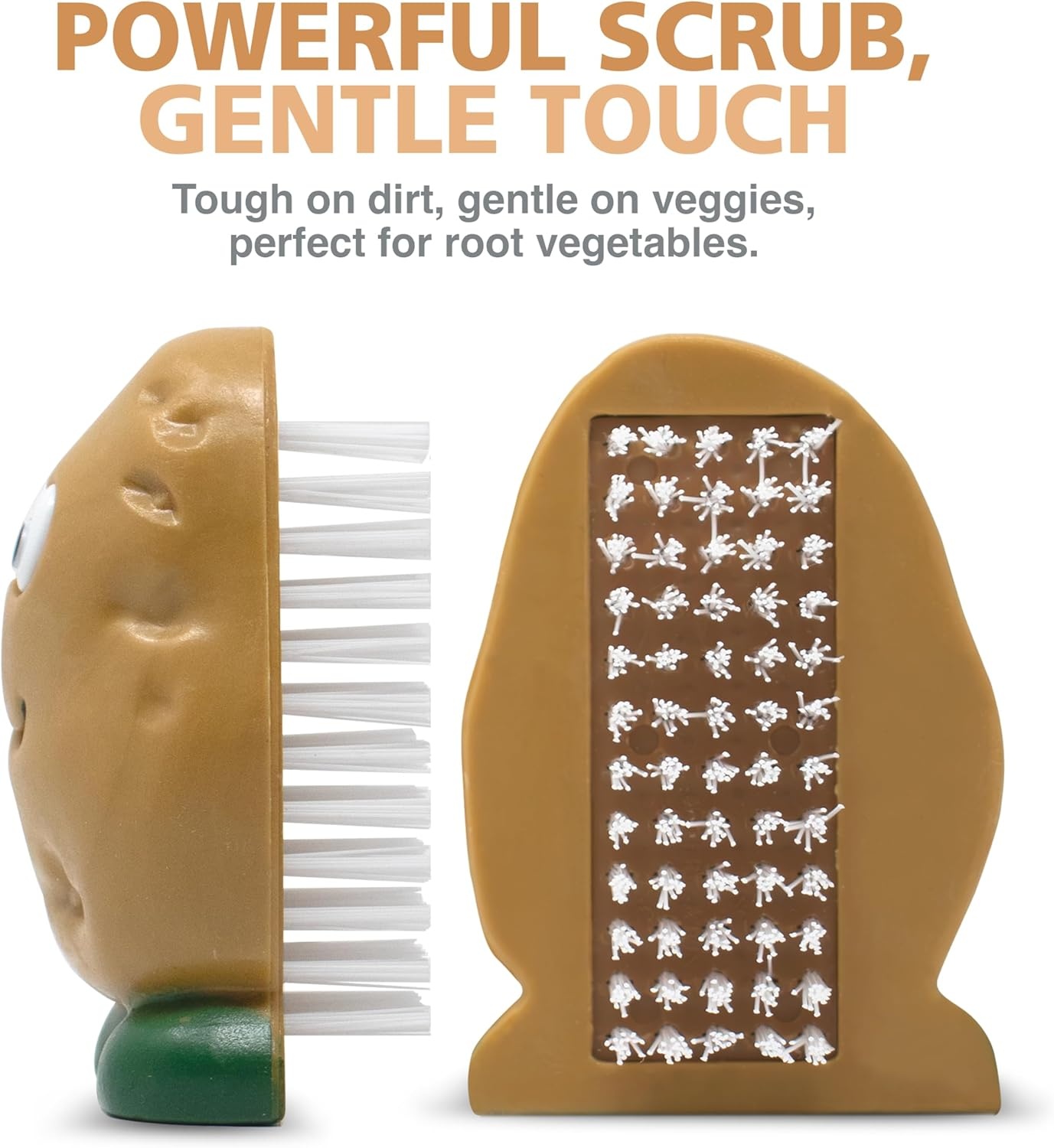 image:imageJoie Spud Dude Potato Brush Vegetable and Fruit Scrubber Produce Cleaner Cute Kitchen Gadget Dishwasher SafePotato